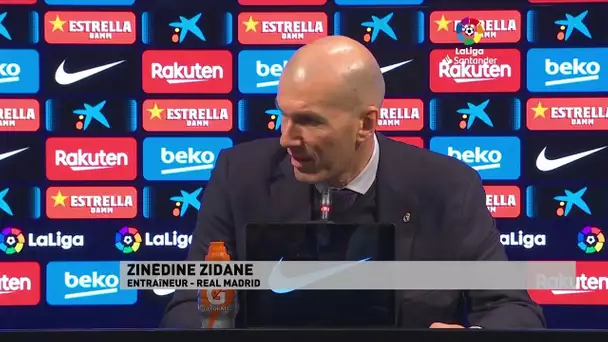 Zidane : "On méritait plus que Barcelone"
