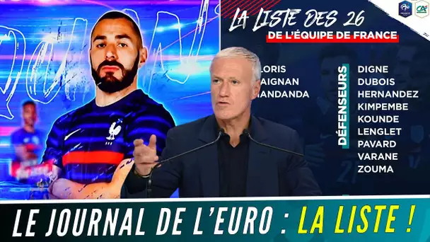 EURO 2021 : la liste de DESCHAMPS, avec Karim BENZEMA !