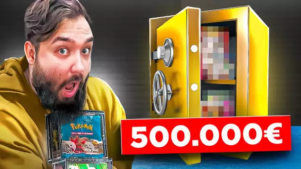 LE COFFRE-FORT à 500 000 EUROS de MA BOUTIQUE POKÉMON ( Carte rarissime .. )