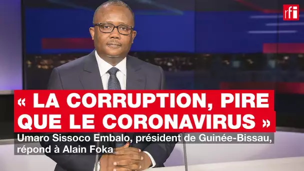 U. Sissoco Embalo : "La corruption, pire que le coronavirus !" - Guinée-Bissau