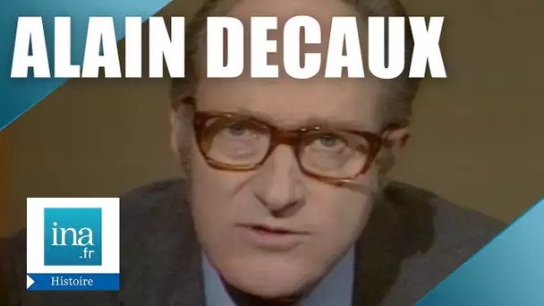 Alain Decaux raconte "L’attentat contre le général De Gaulle" | Archive INA