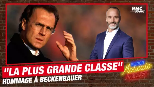 "Beckenbauer, la plus grande classe dans le foot" rend hommage Di Meco