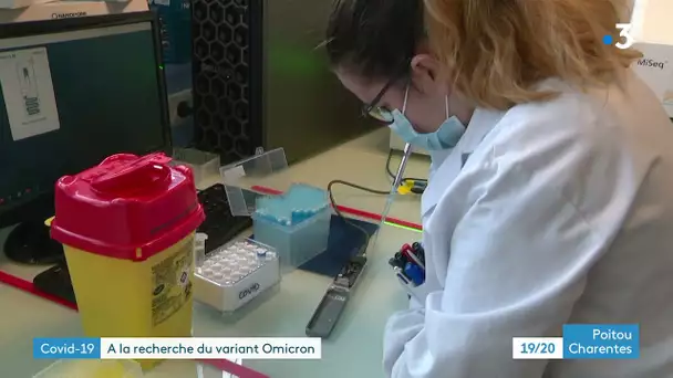 Covid : service de virologie du CHU de Poitiers à la recherche du variant Omicron