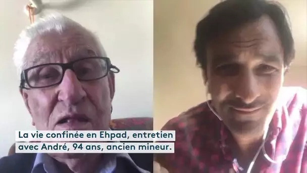 La vie confinée en Ehpad. André, 94 ans, ancien mineur