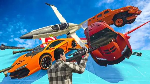 NOUVEAU MINI-JEU : TOUT LES VEHICULES vs TOUTES LES ARMES !