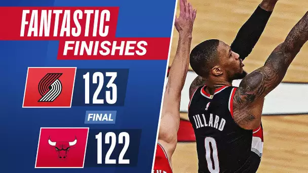 Trail Blazers & Bulls THRILLER In The Windy City | Fantastic Finish 🔥