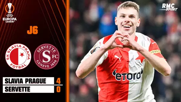 Résumé : Slavia Prague 4-0 Servette - Ligue Europa (6e journée)