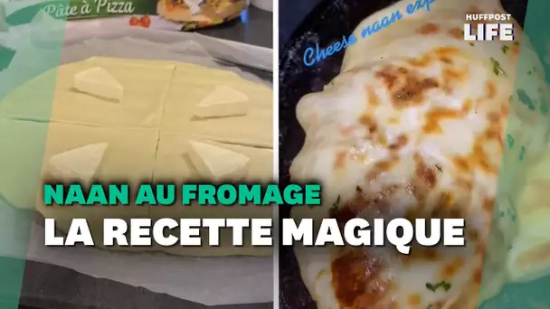 Comment faire des naans au fromage en moins de 10 minutes? On a trouvé la recette