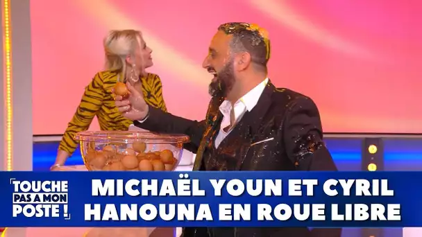 Michaël Youn et Cyril Hanouna en roue libre