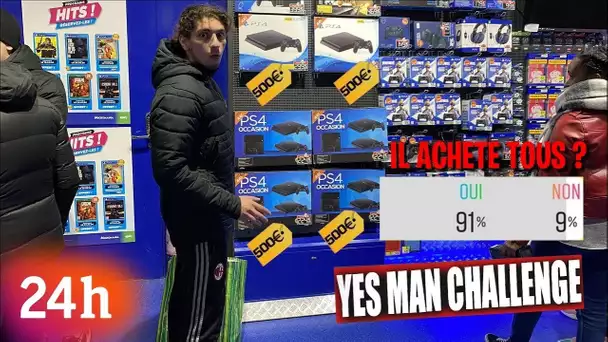 ON DIT OUI A TOUT PENDANT 24 HEURES ! " YES MAN CHALLENGE "😂😱