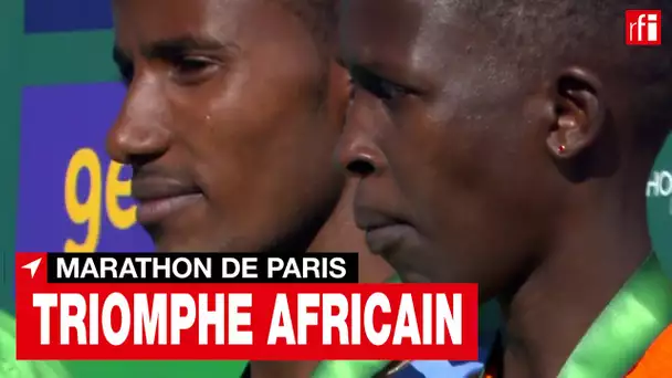 Marathon de Paris 2022 : D. Gelmisa et J.Jeptum remportent la 45e édition • RFI