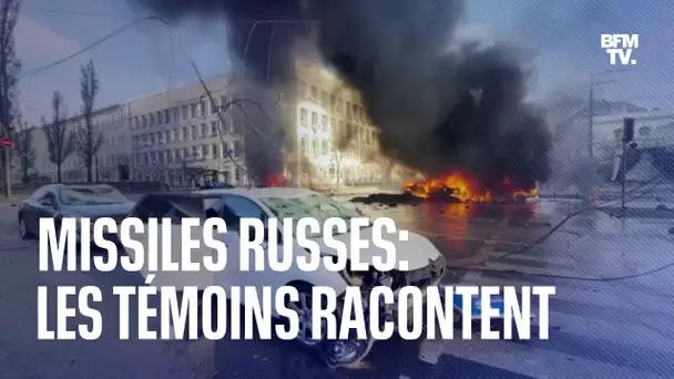 Missiles russes: les témoins racontent