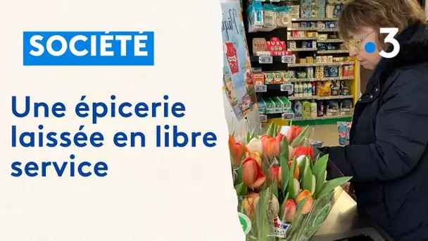 Une épicerie rurale en libre service