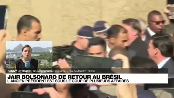 De retour au Brésil, Bolsonaro ambitionne de diriger l'opposition de droite • FRANCE 24