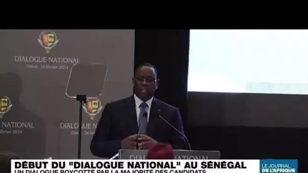 Lancement du dialogue national au Sénégal • FRANCE 24