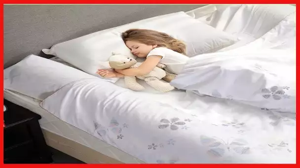 MODVEL Toddler Bed Bumper Rail Guard | Comfortable Hypoallergenic Foam for, Boys, Girls