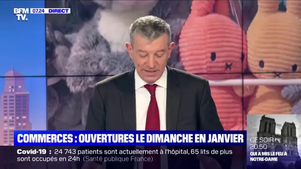 Commerces : ouvertures le dimanche en janvier