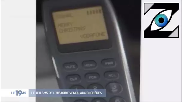 [Zap Télé] Le 1er SMS de l’histoire vendu aux enchères (21/12/21)