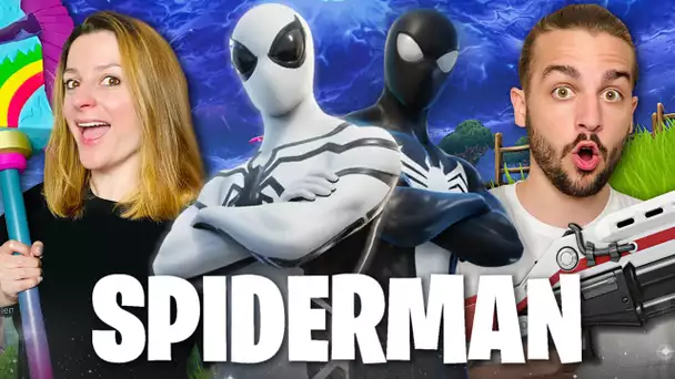 ON DEBLOQUE LE PREMIER SKIN SECRET DE SPIDER MAN ! FORTNITE DUO FR