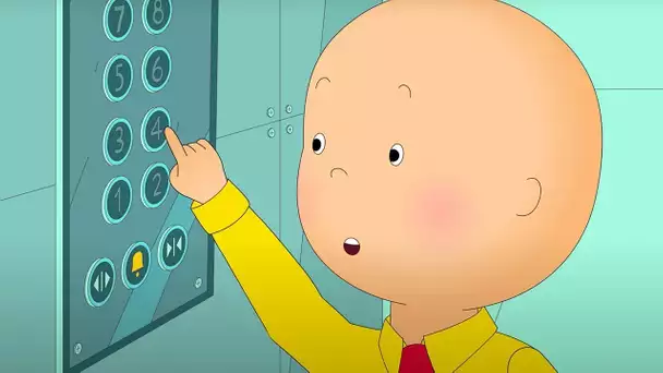 Caillou Coincé dans L'ascenseur | Caillou en Français