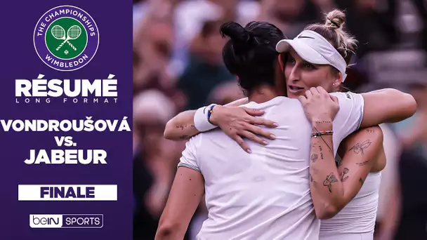 Résumé - Wimbledon FINALE : Markéta VONDROUSOVA VS Ons JABEUR