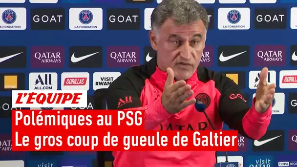 Polémiques au PSG : L'énorme coup de gueule de Christophe Galtier, "vous ne parlez jamais football"