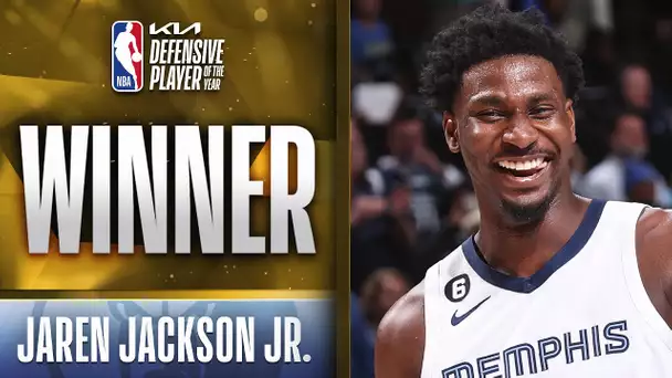 Jaren Jackson Jr. Wins The 2022-2023 NBA #KiaDPOY Award!