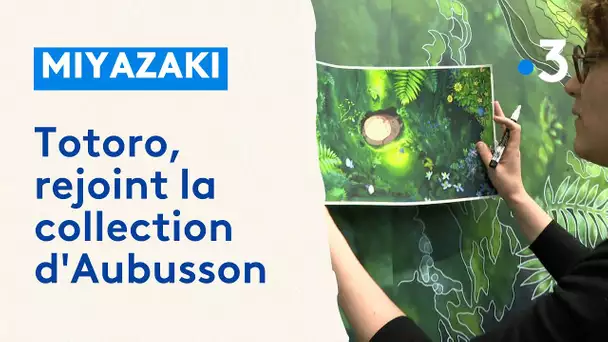 Totoro, personnage de Miyazaki, rejoint la collection des tapisseries d'Aubusson