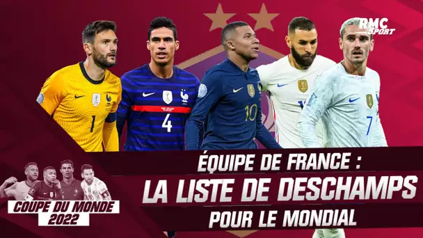 Équipe de France : La liste des 25 de Deschamps pour la Coupe du monde 2022