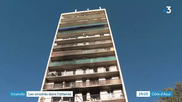 Au lendemain de l'incendie boulevard du Comte de Falicon à Nice, les habitants toujours sous le choc