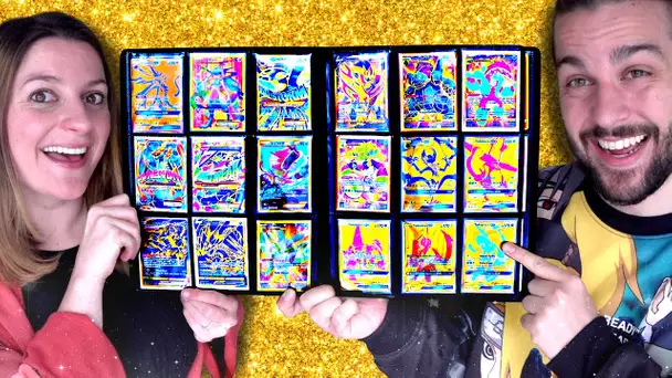 TOUTE NOTRE COLLECTION DE CARTES POKEMON EN OR ULTRA RARE GOLD !