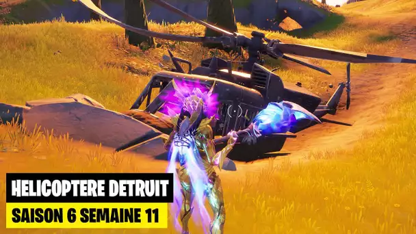 "EXAMINER L'HELICOPTERE NOIR QUI S'EST ECRASE" SUR FORTNITE ! (FORTNITE NEWS)