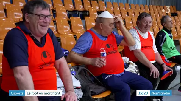 Foot en marchant à Caen