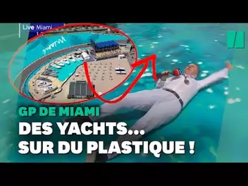 Le GP de F1 de Miami moqué pour cette marina en plastique