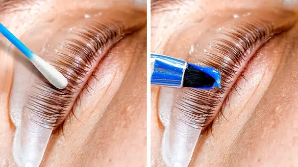 TRANSFORMATION PROFESSIONNELLE DES CILS, DES SOURCILS ET DES CHEVEUX