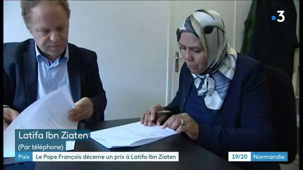 Latifa Ibn Ziaten : sa réaction après l'annonce de son prix remis par le pape