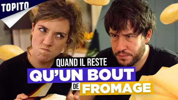 Quand il ne reste plus qu'un morceau de fromage à raclette