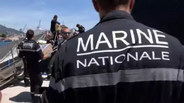 Les bateaux noirs de la Marine Française