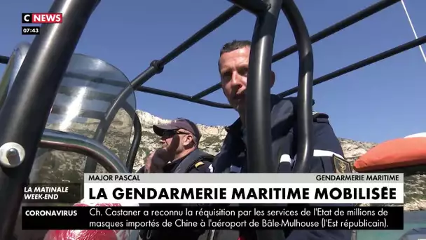 La gendarmerie maritime mobilisée pour faire respecter le confinement