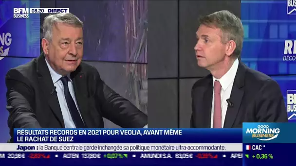Antoine Frérot (Veolia) : Résultats records en 2021 pour Veolia, avant même le rachat de Suez