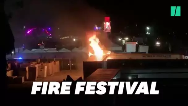 Au festival Coachella, un incendie se déclare dans des douches