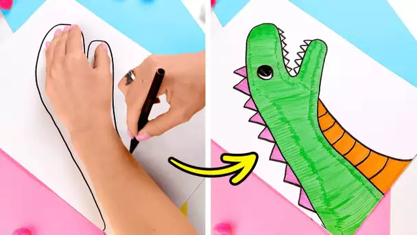 Conseils et astuces de dessin faciles 🎨✨ Inspiration artistique créative pour tous les âges 🌟👧👨‍🦳