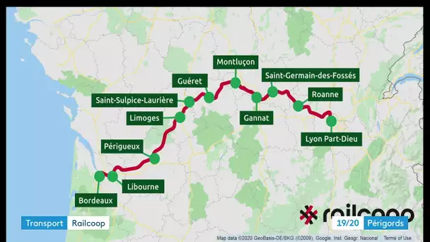 Railcoop et la relance de la ligne Bordeaux-Lyon