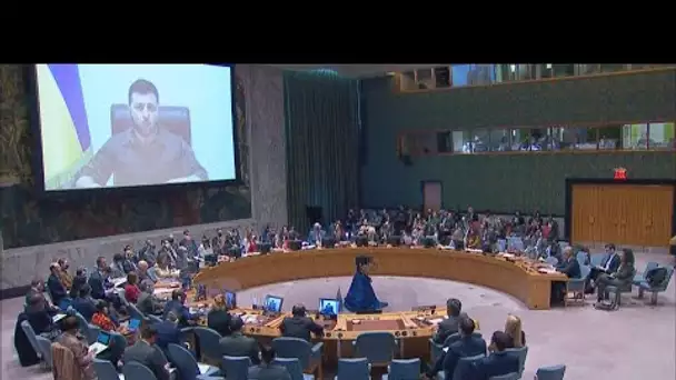 Zelenski s'est adressé à l'ONU : il appelle à l'exclusion de la Russie du conseil de sécurité