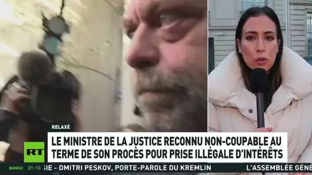 🇫🇷  France : la Cour relaxe le ministre de la Justice dans une affaire de conflit d'intérêts