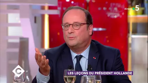 Obama, Chirac, la vie à l'Elysée... Un dîner avec François Hollande - C à Vous - 12/04/2018