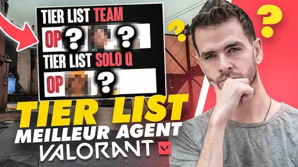 🏆 LES 2 TIERLIST DES MEILLEURS AGENTS DE VALORANT À CONNAÎTRE !!! (Et Astuces de Gameplay/Tuto)