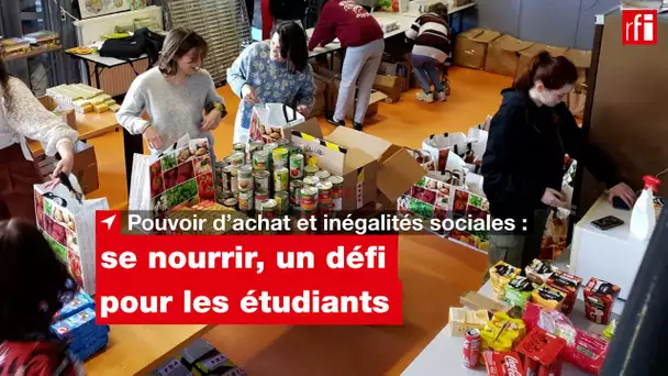 Pouvoir d’achat et inégalités sociales: se nourrir, un défi pour les étudiants • RFI