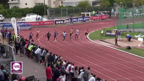 Tomblaine 2015 : Finale 200 m Espoirs M (Guy-Elphège Anouman en 20&#039;&#039;86)
