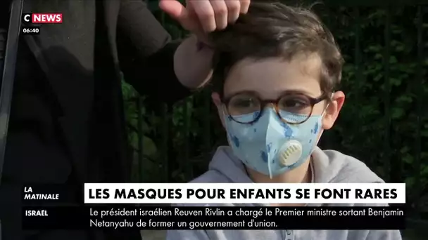 La chasse aux masques pour enfants se poursuit, à quelques heures du déconfinement